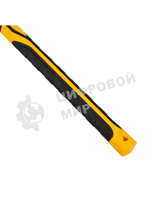 Кирка-топор Denzel 2250 г, фиберглассовая обрезиненная рукоятка 900 мм