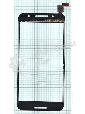 Сенсорное стекло (тачскрин) для Alcatel A7 5090Y, черное