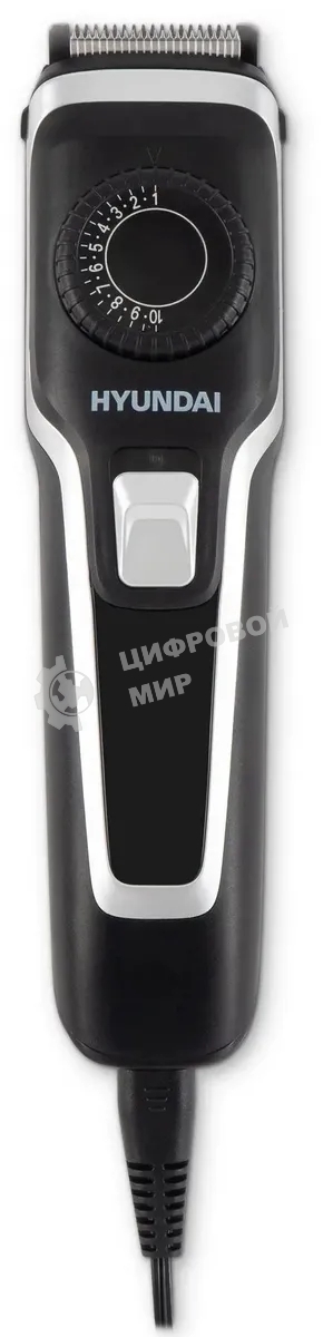 Машинка для стрижки Hyundai H-HC7127 черный 5Вт (насадок в компл:1шт)