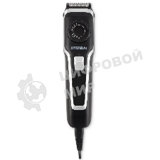 Машинка для стрижки Hyundai H-HC7127 черный 5Вт (насадок в компл:1шт)