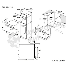 Духовой шкаф электрический HOMSair OES604BK черный