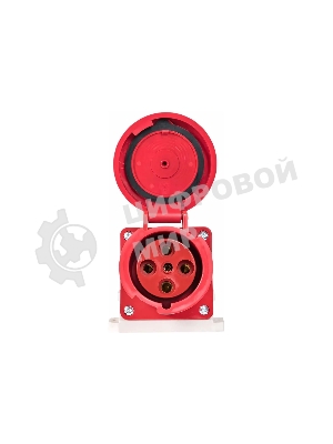 Розетка стационарная наружная EKF 134 ps-134-63-380 63А 380 В 3P+РЕ IP67