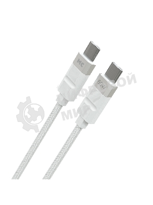 Дата-кабель MORE CHOICE (4620202555007) K87aa 2м USB 3.0A PD60W для Type-C Type-C- 2м, белый