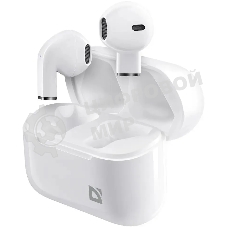 Гарнитура беспроводная DEFENDER (63955) Twins 955 белый, TWS, Bluetooth