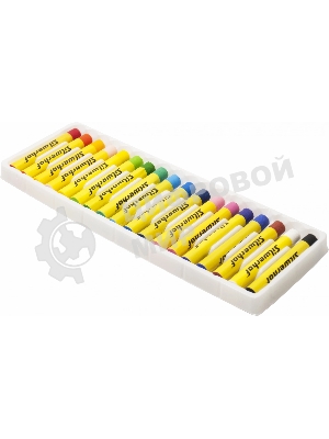 Масляная пастель Silwerhof Create 18 цветов, длина 70мм, диаметр 10мм