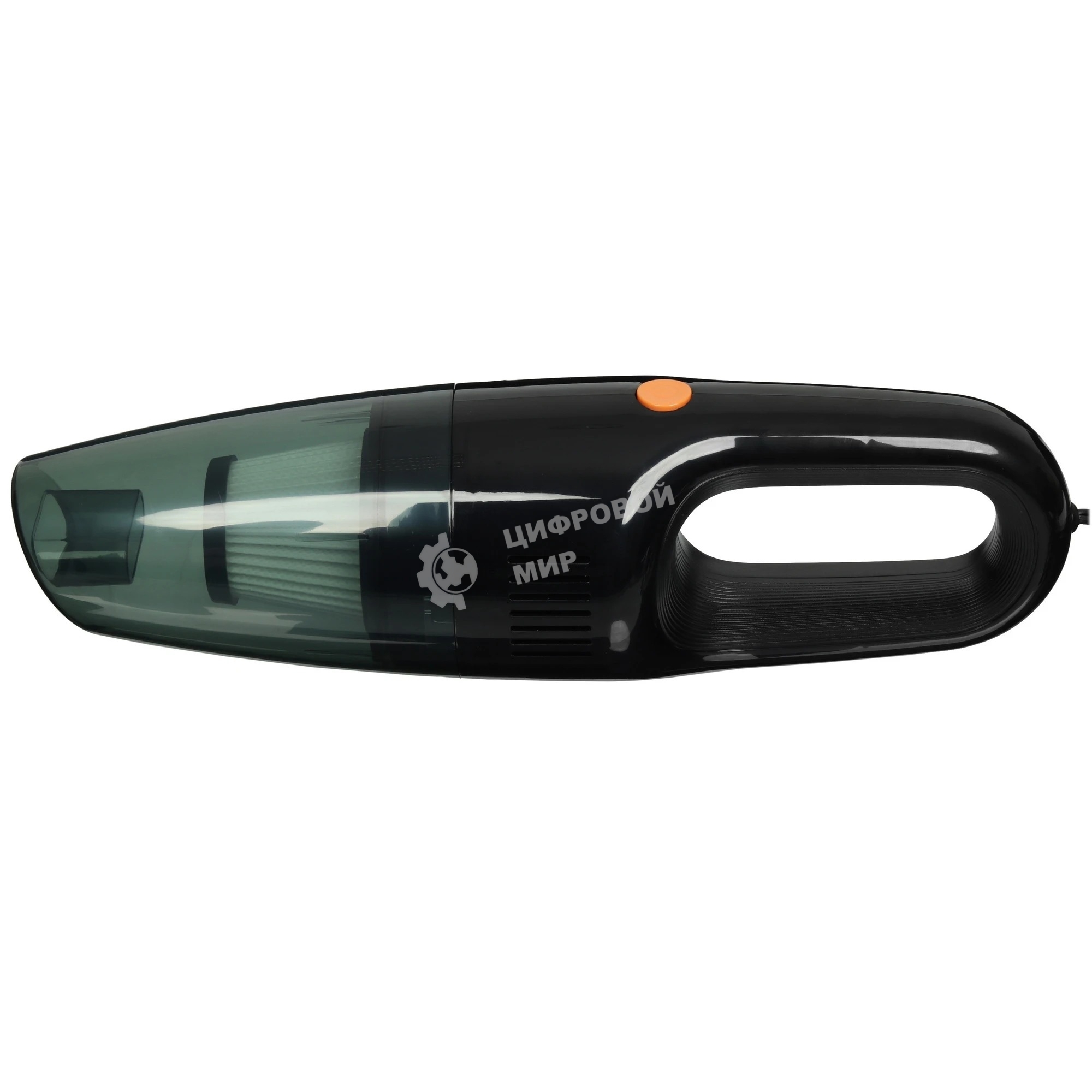 Пылесос автомобильный QUMO VaccoPM 6D черный/серый, 120 Вт, уборка сухая, пылесборник контейнер 0.35 л