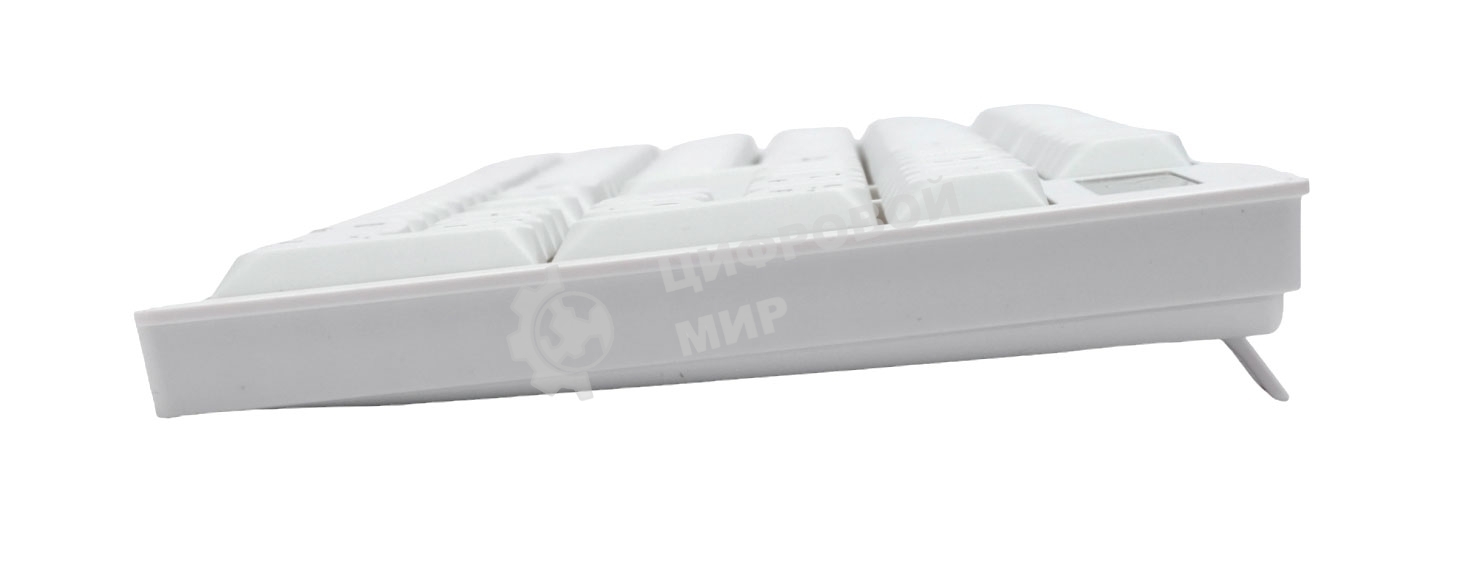 Комплект беспроводной клавиатура+мышь Gembird KBS-6000-W, 104кл+4кн, 12Fn, 800-1600 DPI, радиоканал, белый