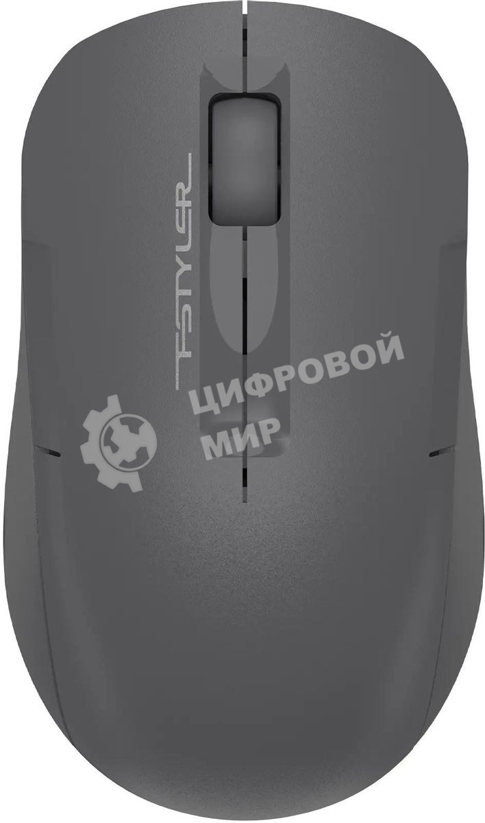 Мышь беспроводная A4Tech Fstyler FG15CS Air2 серый, 1200 dpi, радиоканал, USB, кнопки - 3