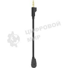 Гарнитура Acer OHR400 чёрный, беспроводная + проводная, USB/mini jack 3.5 мм, до 45 ч, подсветка