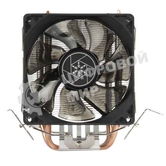 Кулер универсальный Silverstone SST-KR03 Kryton CPU Cooler, low noise, silent hydraulic bearing 92мм blue LED fan, universal Socket compatibility