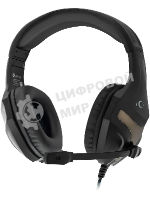 Гарнитура Oklick HS-L370G чёрный, проводная, 3.5 мм