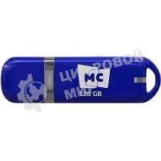 Флешка USB MORE CHOICE МФБ128 Blue (4620202558978), 128GB, USB 3.0, R/W 25/15, синий