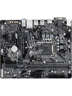 Материнская плата Gigabyte H410M S2H V2 2.1, LGA 1200, Intel Q470, 2xDDR4, 4xSATA, 1xM.2, 1xPCIe 3.0 x16, 2xPCIe x1, 1xHDMI, 1xDVI-D, 1xVGA, 1x 1Gb LAN, 2xUSB-A 3.2 Gen 1, 4xUSB-A 2.0, 3x3.5 мм, 7.1, mATX