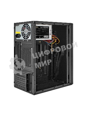 Компьютерный корпус Minitower ExeGate BAA-303U-AAA450 (mATX, БП AAA450 с вент. 8см, 2хUSB+1хUSB 3.0, HD Audio, черный)