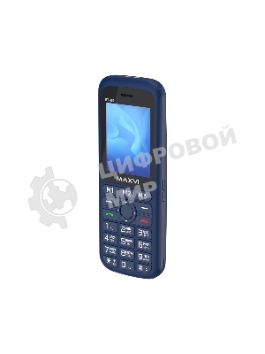 Мобильный телефон Maxvi RT-03 + док-станция, синий