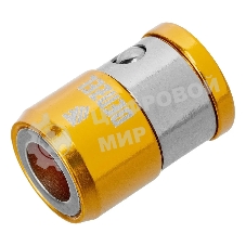 Магнитная насадка для бит Denzel 11737, для шестигранных бит, 2 шт