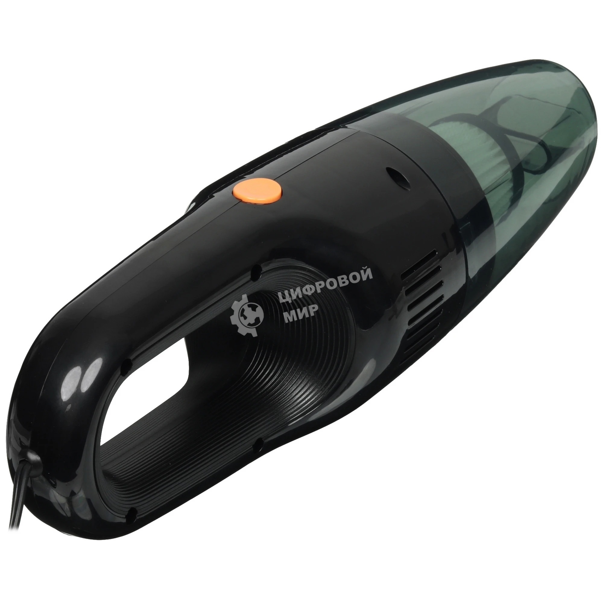 Пылесос автомобильный QUMO VaccoPM 6D черный/серый, 120 Вт, уборка сухая, пылесборник контейнер 0.35 л