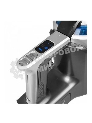 Пылесос вертикальный Redmond RV-UR380 серый/голубой, питание от аккумулятора, 300 Вт, уборка сухая, пылесборник 0,55 л