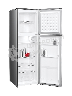 Холодильник SNOWCAP RDD-170 S серебристый двухкамерный 121/45л морозилка сверху