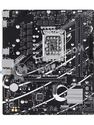 Материнская плата ASUS PRIME B760M-F, LGA 1700, Intel B760, 2xDDR5, 4xSATA, 2xM.2, 1xPCIe 4.0 x16, 1xPCIe 3.0 x1, 1xHDMI, 1x1Gb LAN, 4xUSB-A 5Gbps, 2xUSB-A 2.0, 7.1, mATX