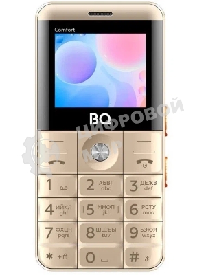 Мобильный телефон BQ 2006 Comfort золотой/черный