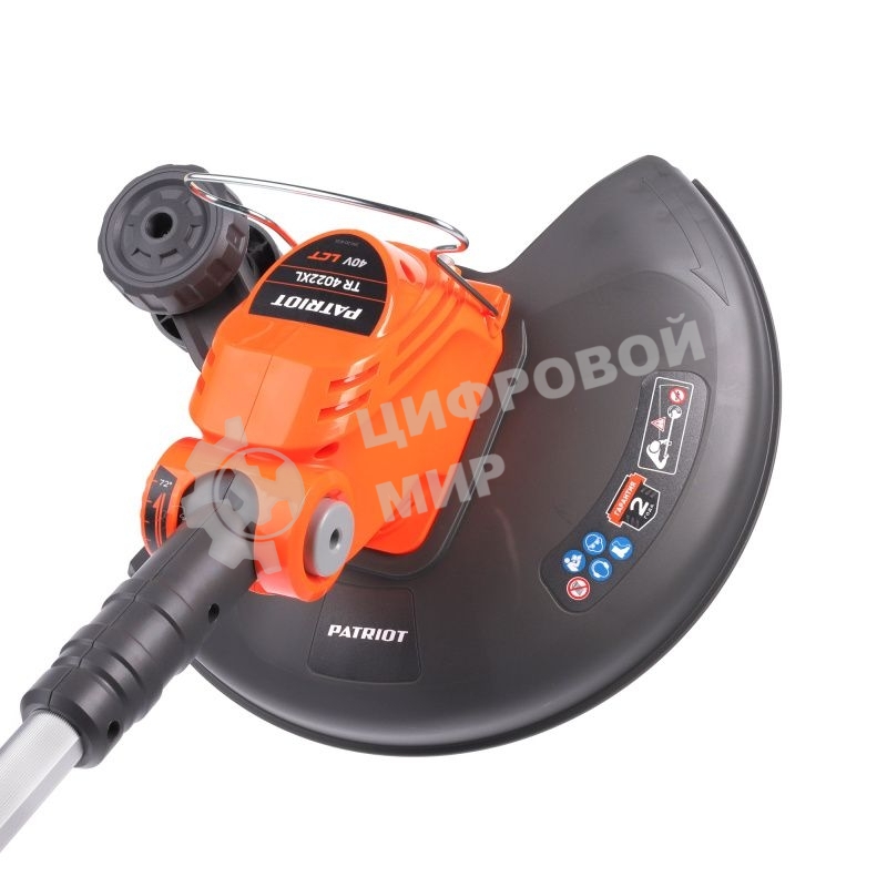 Триммер аккумуляторный PATRIOT TR4022XL, 40B платформа LCT, ширина кош. 30 см, запасная леска, одна АКБ (2,0А*ч) и ЗУ