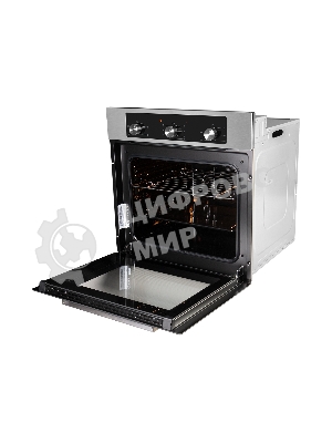 Духовой шкаф электрический встраиваемый LEX EDM 042 IX нержавеющая сталь/черный