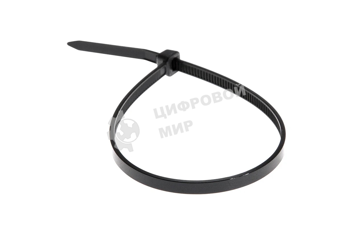 Хомут кабельный Rexant 4.8х350 нейл. черный (уп. 100 шт)