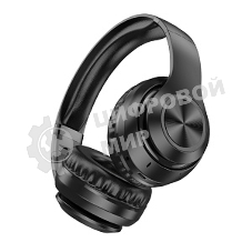 Беспроводные/проводные наушники Borofone BO24 черный, накладные, Bluetooth + проводной, складная конструкция, до 6 ч