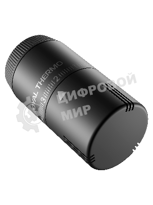 Термоголовка жидкостная Royal Thermo Design М30х1,5 (черный)