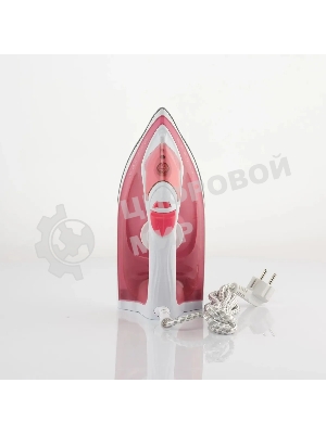 Утюг Scarlett SC-SI30K56 розовый, 2400; Световой индикатор работы: Да; Регулируемый пар до г/мин: 35; Паровой удар до г/мин: 140; Резервуар для воды, мл: 280; Функция разбрызгивания воды: Да; Терморегулятор: Да; Вертикальное отпаривание: Да; Регулировка степени отпаривания: Да; Покрытие подошвы: Керамическая подошва KeramoPro; Самоочистка: Да; Система защиты от накипи ANTI-CALC: Да; Функция автоотключения AUTO-SHUT OFF: Да; Размер утюга Ш*В*Г, мм: 289*120*140; Шарнирное крепление шнура: Да; Длина электрошнура, м: 1.8; Цвет шнура: В цвет корпуса;