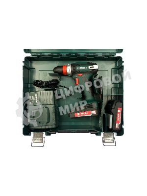 Дрель-шуруповерт Metabo BS 18 Quick 602217500, 18 В, 2 Ач, 48 Нм, щеточный