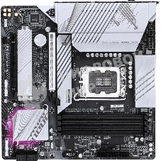 Материнская плата Gigabyte B760M AORUS ELITE WIFI6E GEN5, LGA1700, Intel B760, 4xDDR5, 4xSATA, 2xM.2 PCIe 4.0, 1xPCIe 5.0 x16, 1xPCIe 4.0 x4, 1xHDMI, 1xDisplayPort, 1x 2.5Gb LAN, 1xUSB 3.2 Gen2x2 Type-C, 1xUSB 3.2 Gen2 Type-A, 3xUSB 3.2 Gen1, 4xUSB 2.0, 2x3.5 мм, 7.1, microATX