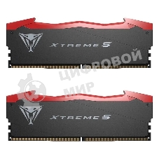 Оперативная память Patriot Viper Xtreme 5, DDR5, 32GB (2x16GB), 7600MHz, CL36, DIMM, с радиаторами, черный