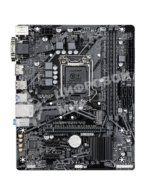 Материнская плата Gigabyte H410M S2H V2 2.1, LGA 1200, Intel Q470, 2xDDR4, 4xSATA, 1xM.2, 1xPCIe 3.0 x16, 2xPCIe x1, 1xHDMI, 1xDVI-D, 1xVGA, 1x 1Gb LAN, 2xUSB-A 3.2 Gen 1, 4xUSB-A 2.0, 3x3.5 мм, 7.1, mATX