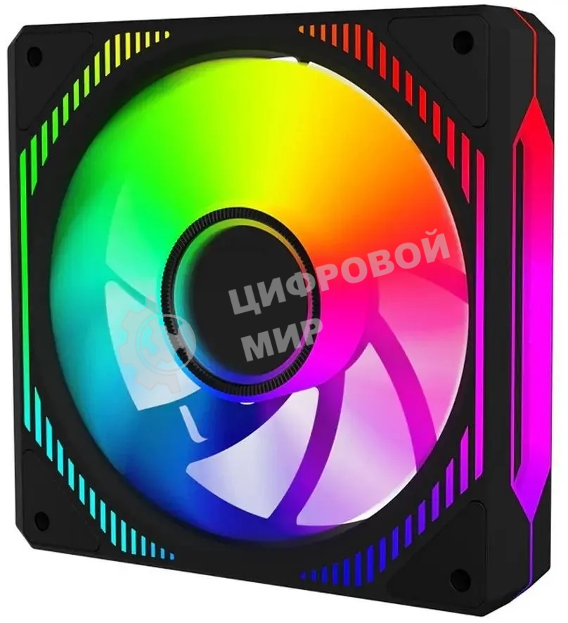 Вентилятор для корпуса Alseye Mirror-B-P черный, 120 мм, 2000 об/мин, 35.2 дБ, 4 pin