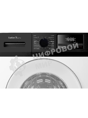 Стиральная машина Evelux EW 45127 V белый, загрузка фронтальная 7 кг, 1200 об/мин, класс: A+++