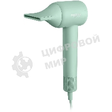 Фен Red Solution F572 зеленый/мятный, 1400 Вт, компактный, ионизация
