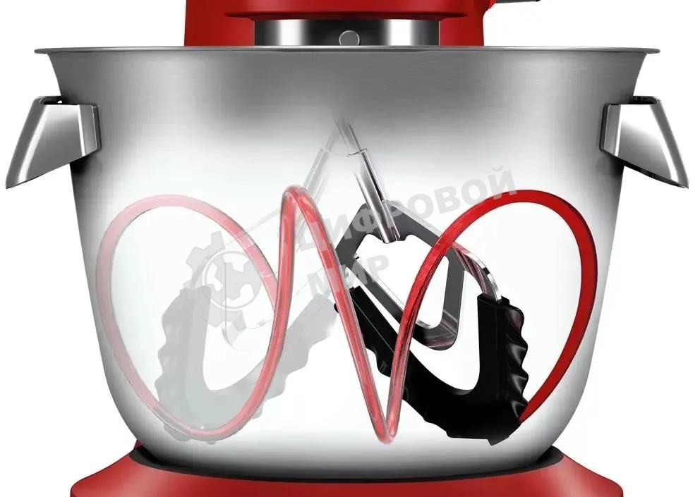 Кухонная машина Bosch MUM9A66R00 планетар.вращ. 1600Вт красный