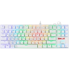 Клавиатура беспроводная Redragon Anubis беспроводная, USB, Bluetooth/Радиоканал, белый