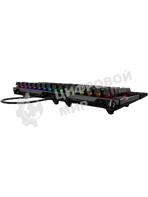 Клавиатура ASUS ROG Falcata Black гибридная, USB Type-A, Bluetooth, радиоканал, чёрный