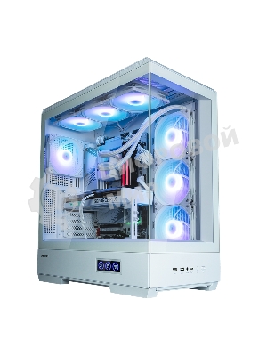 Компьютерный корпус ZALMAN P50 DS, ATX, WHITE, WINDOW, 2x3.5
