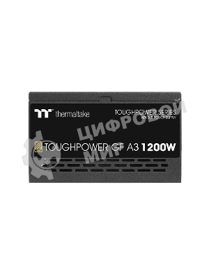 Блок питания Thermaltake Toughpower GF A3/1200W/Fully Modular/Non Light/Full Range/Analog/80 Plus Gold/EU/JP Main CAP PS-TPD-1200FNFAGE-H All Flat Cables/Gen 5