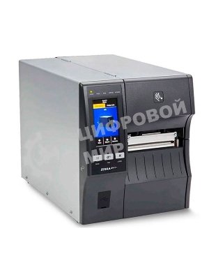Принтер этикеток термотрансферный коммерческий Zebra TT ZT411 203 dpi, 356 мм/сек, USB, RS-232, Ethernet, USB Host, Bluetooth, серый/черный