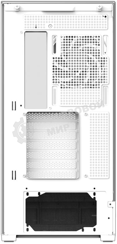 Компьютерный корпус ZALMAN P40 Prism, ATX, белый, WINDOW, 2x3.5