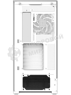 Компьютерный корпус ZALMAN P40 Prism, ATX, белый, WINDOW, 2x3.5