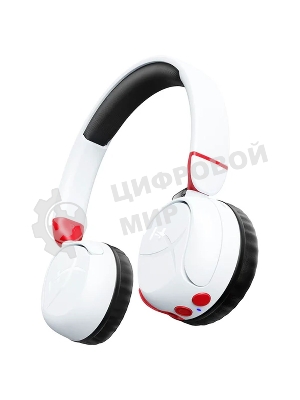 Гарнитура HyperX Cloud Mini белый, беспроводная + проводная, Bluetooth, до 25 ч, совместимость с PS5, Xbox