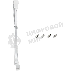 Вентилятор корпусной DeepCool FD12 WH V2 белый, 120 мм, 500-2500 об/мин, 32.32-35.66 дБ, 4 pin PWM, без подсветки