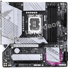 Материнская плата Gigabyte B760M AORUS ELITE WIFI6E GEN5, LGA1700, Intel B760, 4xDDR5, 4xSATA, 2xM.2 PCIe 4.0, 1xPCIe 5.0 x16, 1xPCIe 4.0 x4, 1xHDMI, 1xDisplayPort, 1x 2.5Gb LAN, 1xUSB 3.2 Gen2x2 Type-C, 1xUSB 3.2 Gen2 Type-A, 3xUSB 3.2 Gen1, 4xUSB 2.0, 2x3.5 мм, 7.1, microATX