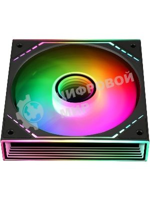 Вентилятор для корпуса Thermalright TL-M12-S (120x124x25мм, 4-pin PWM, ARGB, 47.6CFM, 23.2dBA, 1500RPM, черный)